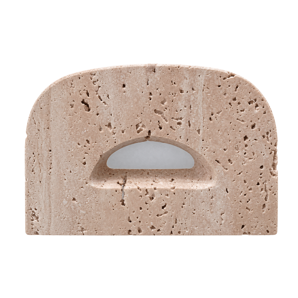 Travertine Arched LED Step Light Earth 57