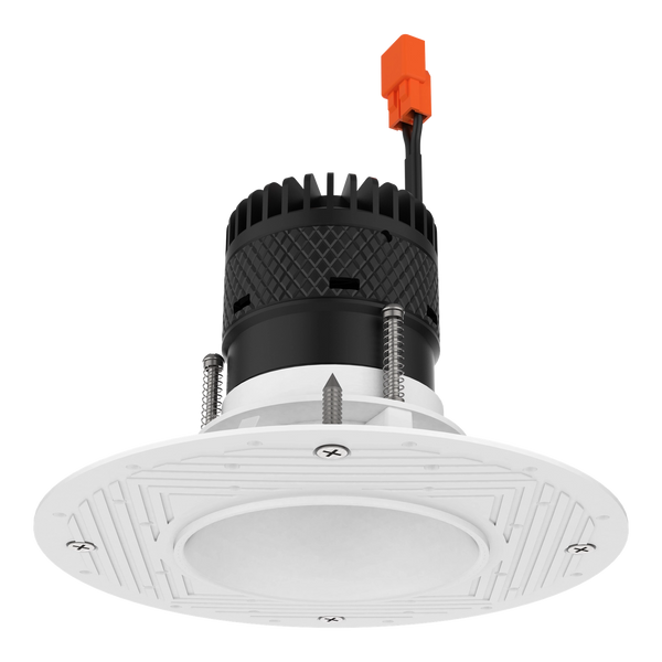 #Shape + Color_Round - White#Trim Style_Trimless Adjustable
