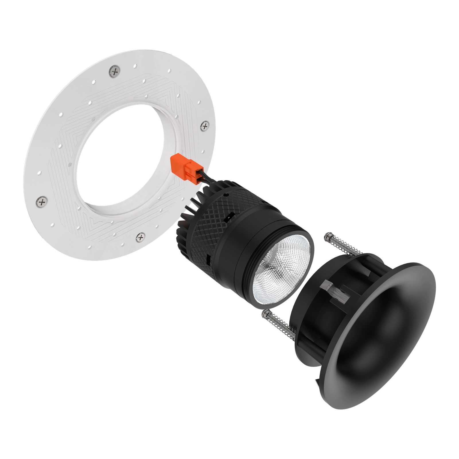 #Shape + Color_Curved - Black#Trim Style_Trimless (Mud-In)