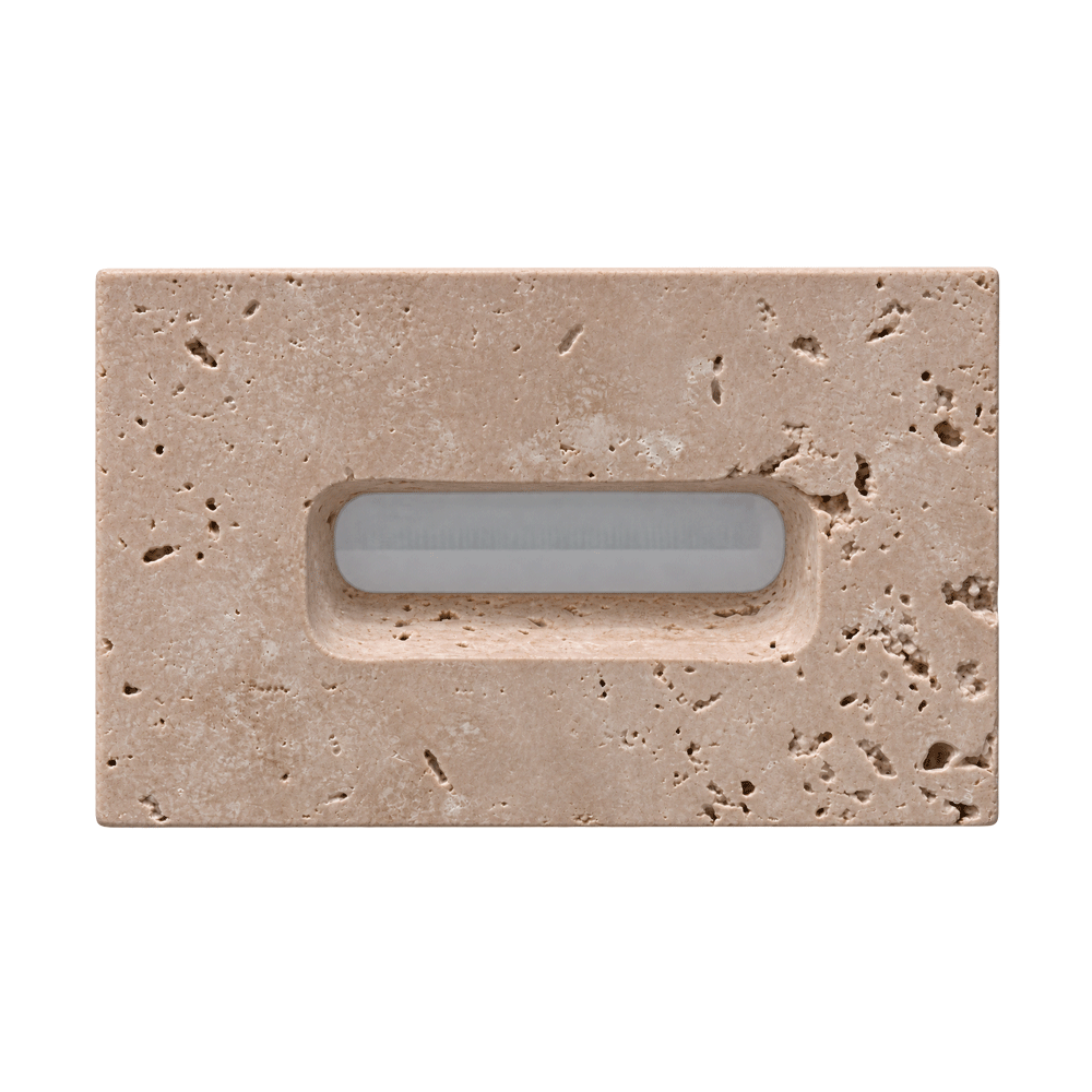 Travertine Rectangular LED Step Light Earth 57