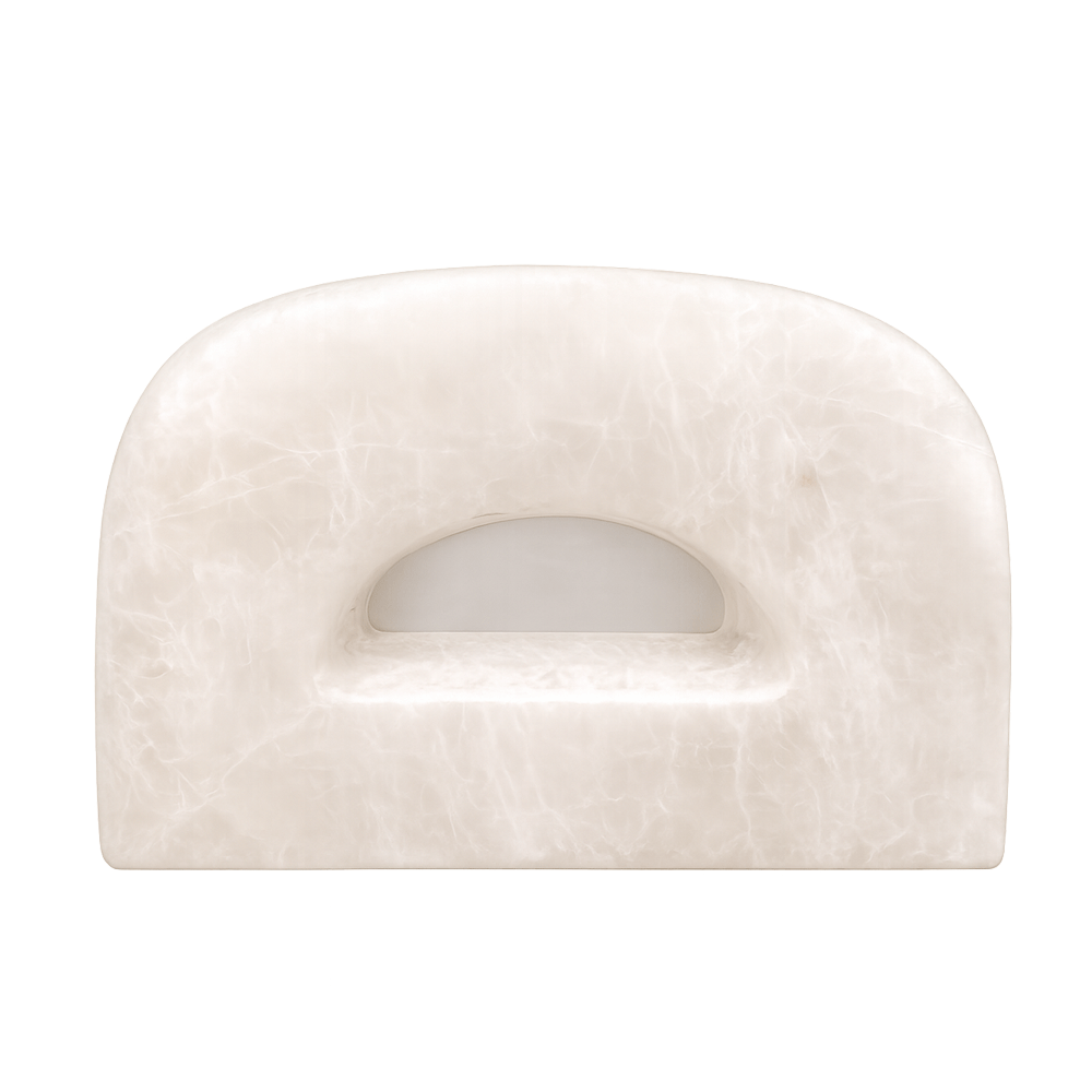 Alabaster Arched LED Step Light Earth 57