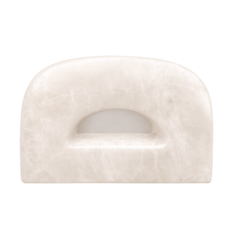 Alabaster Arched LED Step Light Earth 57
