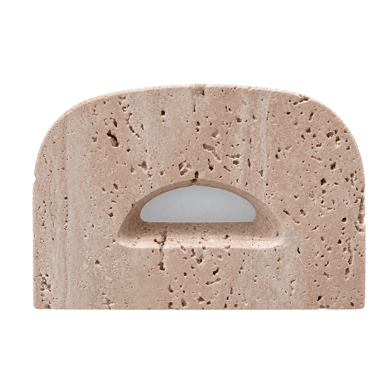 Travertine Arched LED Step Light Earth 57