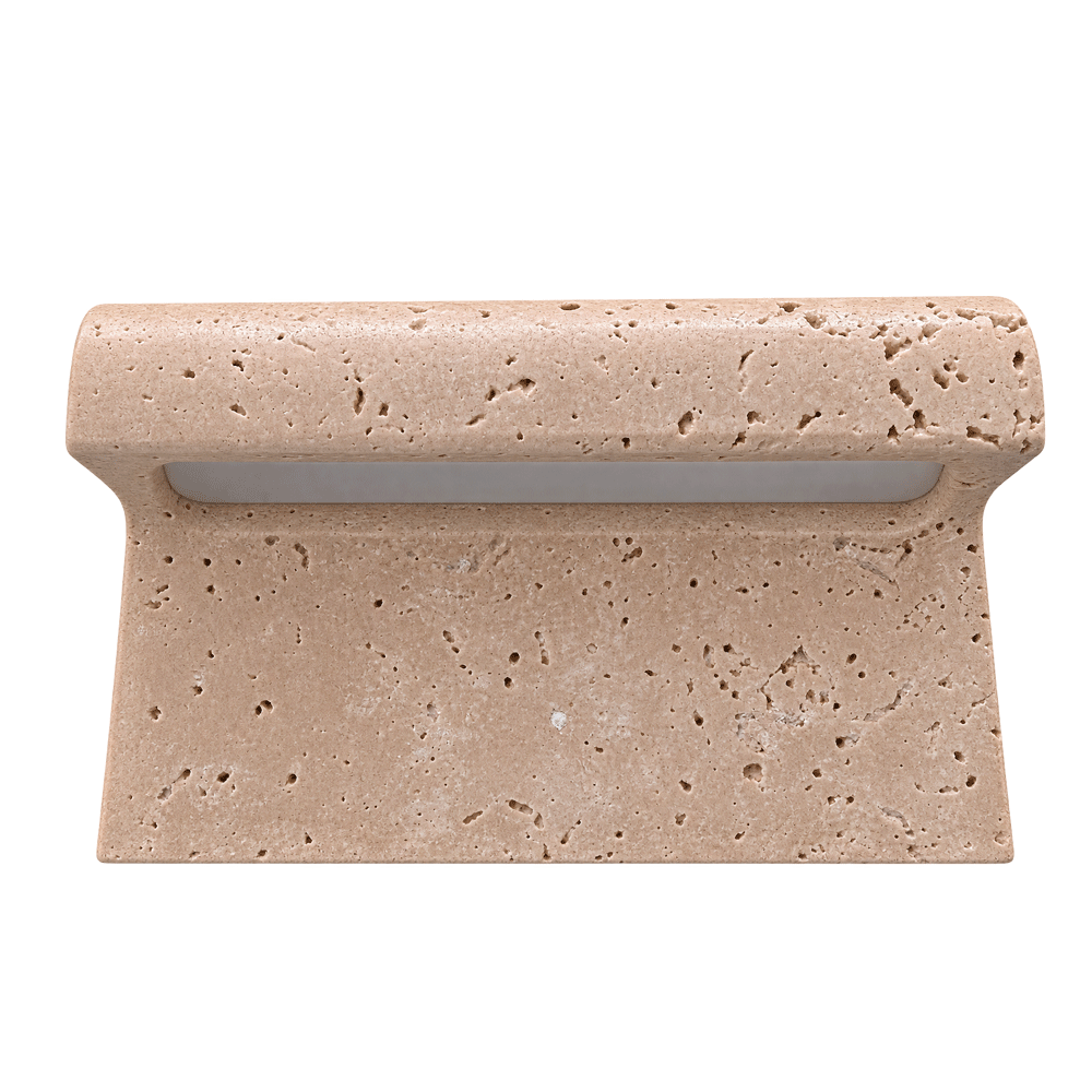Travertine Angled LED Step Light Earth 57