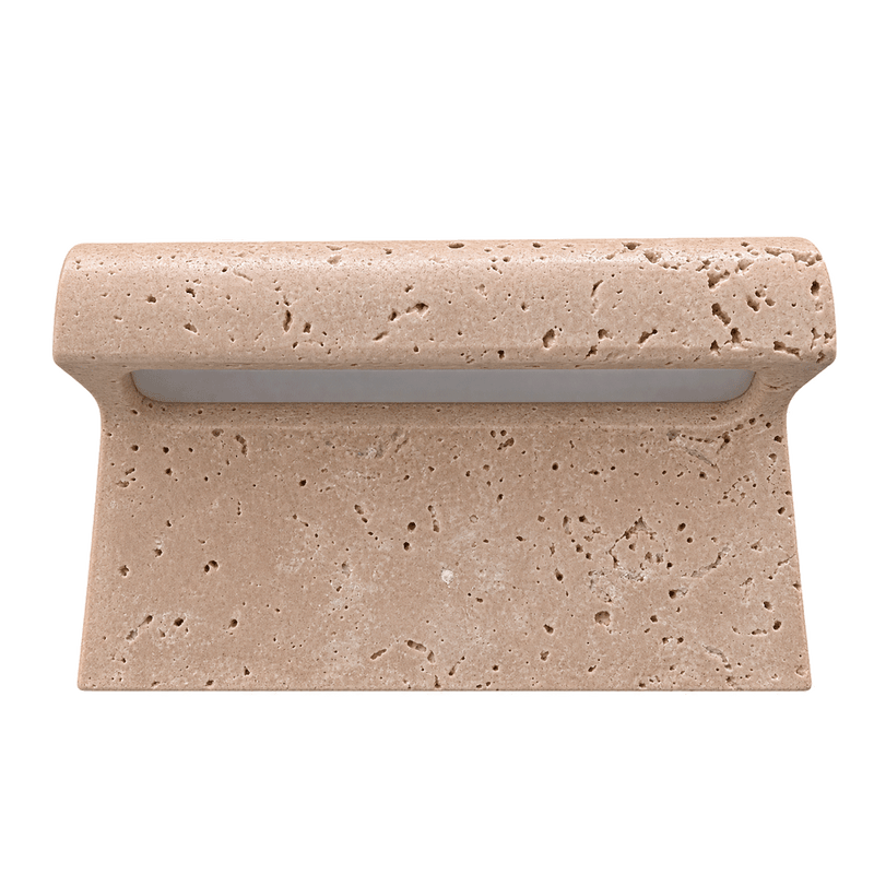 Travertine Angled LED Step Light Earth 57