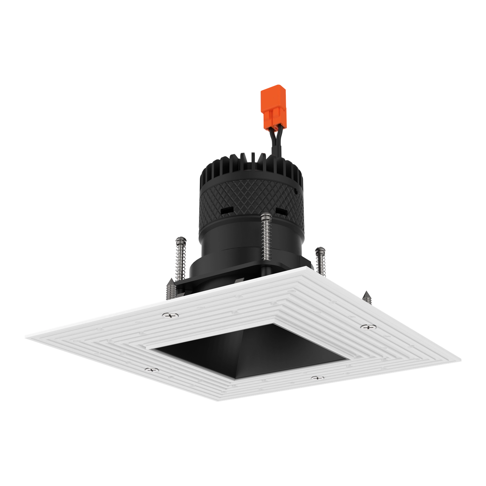 #Shape + Color_Square - Black#Trim Style_Trimless Adjustable